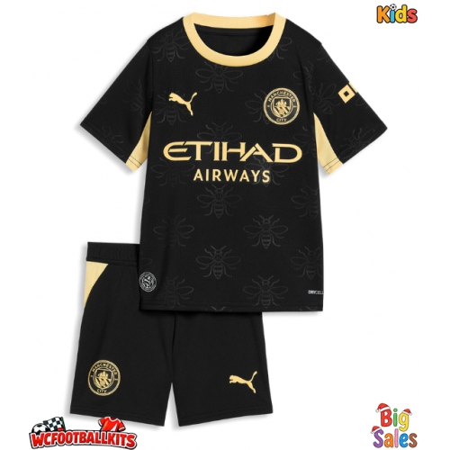 Manchester City Phil Foden #47 Replica Away Stadium Kit for Kids 2026-27 Short Sleeve (+ pants)